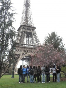 Tour Eiffel - photo de groupe