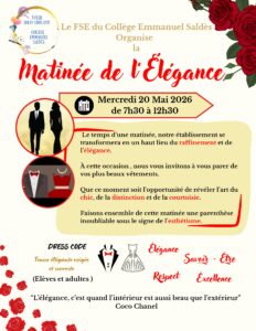 Journée de l’élégance !