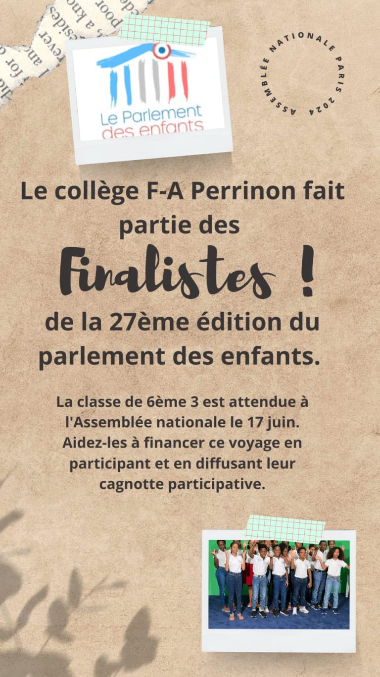 Bienvenue sur le site du collège François-Auguste PERRINON | Collège ...