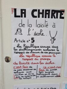 La charte de laïcité vue par les élèves de 4e2.