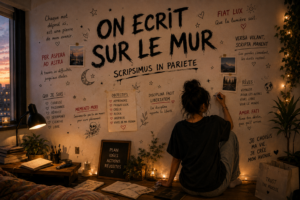 On écrit sur les murs !