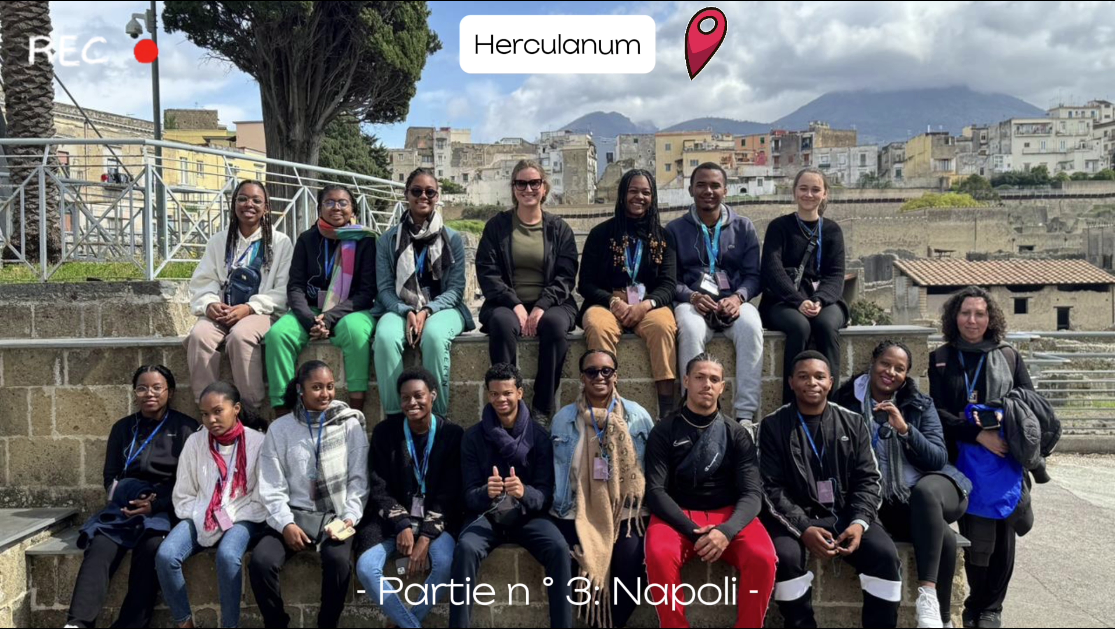 Retour en vidéo sur le voyage en Italie de dix-huit élèves du LGT Frantz FANON