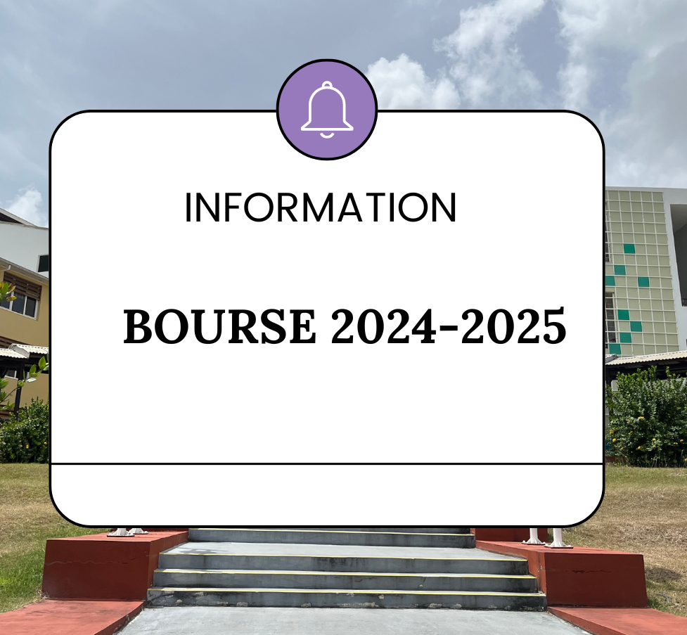 Bourse 2024-2025
