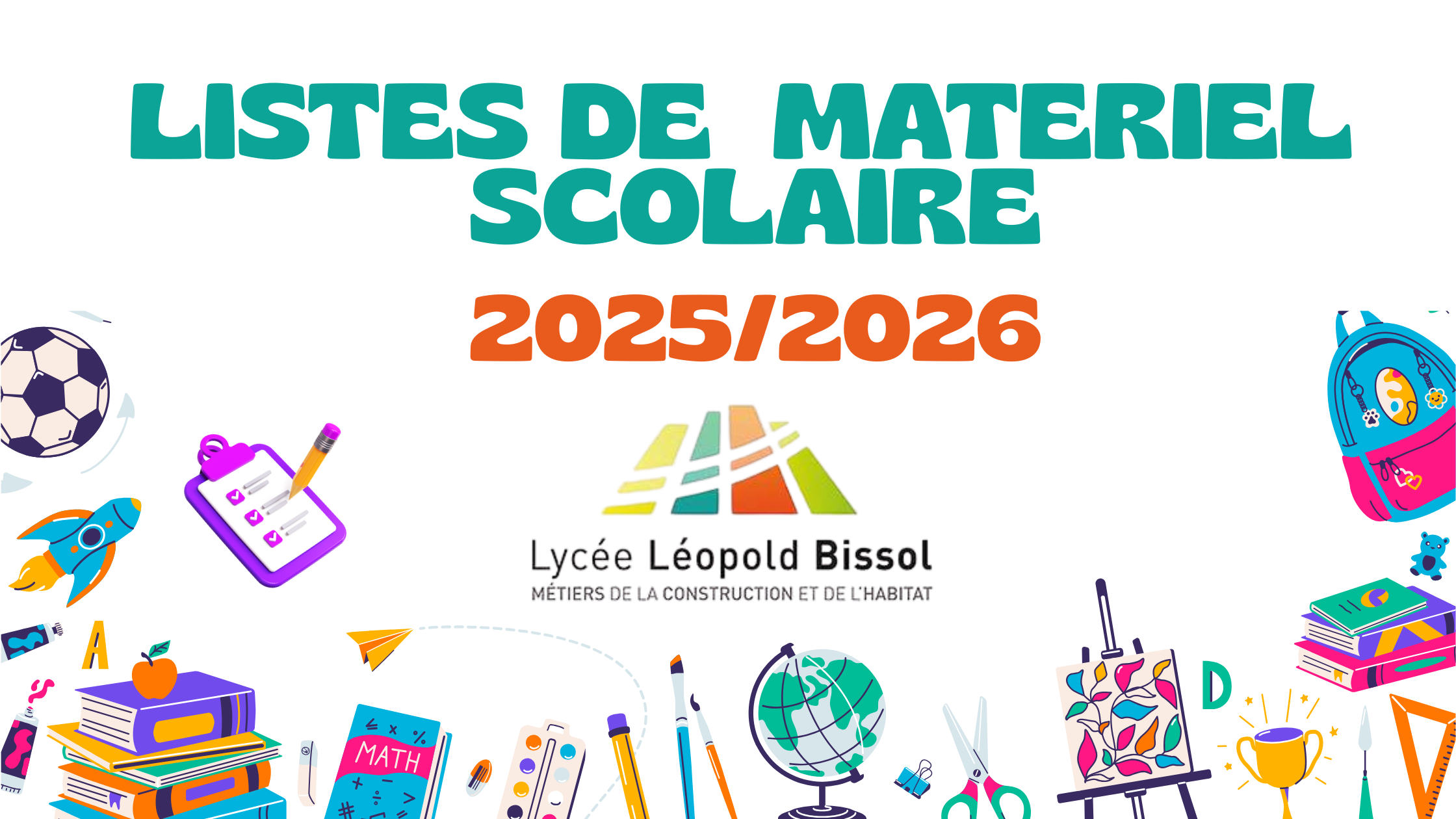 LISTES DE MATÉRIEL SCOLAIRE 2025/2026
