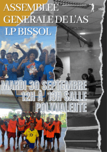 Assemblée Générale de l’AS LP BISSOL