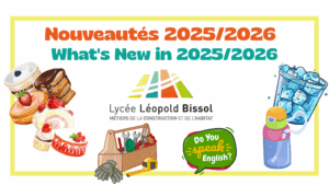 Une rentrée pleine de nouveautés au lycée !