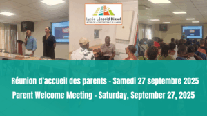 Rencontre Parents-Équipes Éducatives et Pédagogiques/Parents-Teacher Meeting
