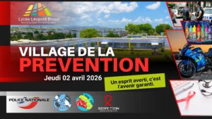 Les élèves du lycée Léopold Bissol au cœur du “Village de la Prévention” / Students of Lycée Léopold Bissol Take Part in This Year’s “Prevention Village”