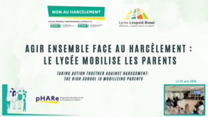 Agir ensemble face au harcèlement : le lycée mobilise les parents
