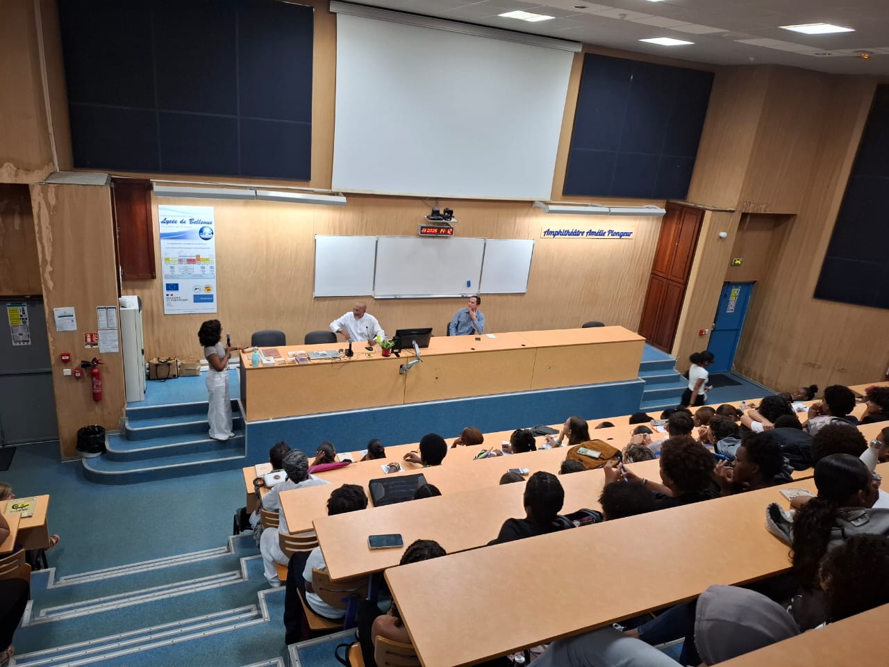 Rencontre au lycée Bellevue avec Patrick Chamoiseau autour de la lecture, de l’écriture et de la création
