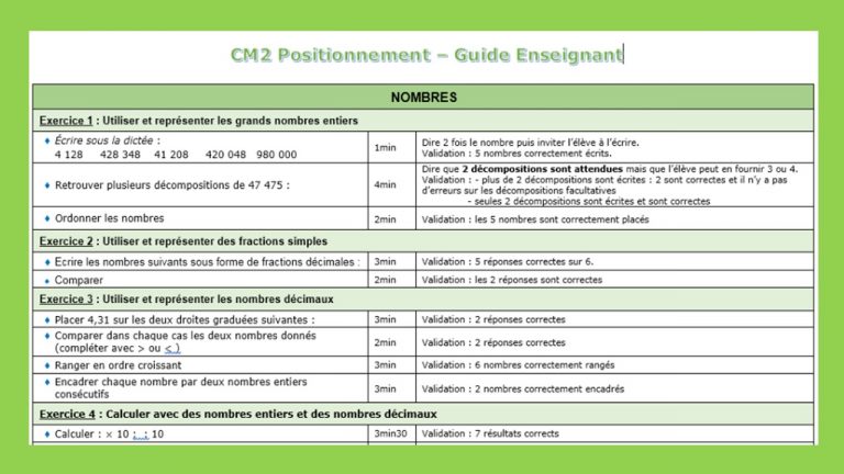 Outils Pour Les Maths Cm2 Corrigé 2020